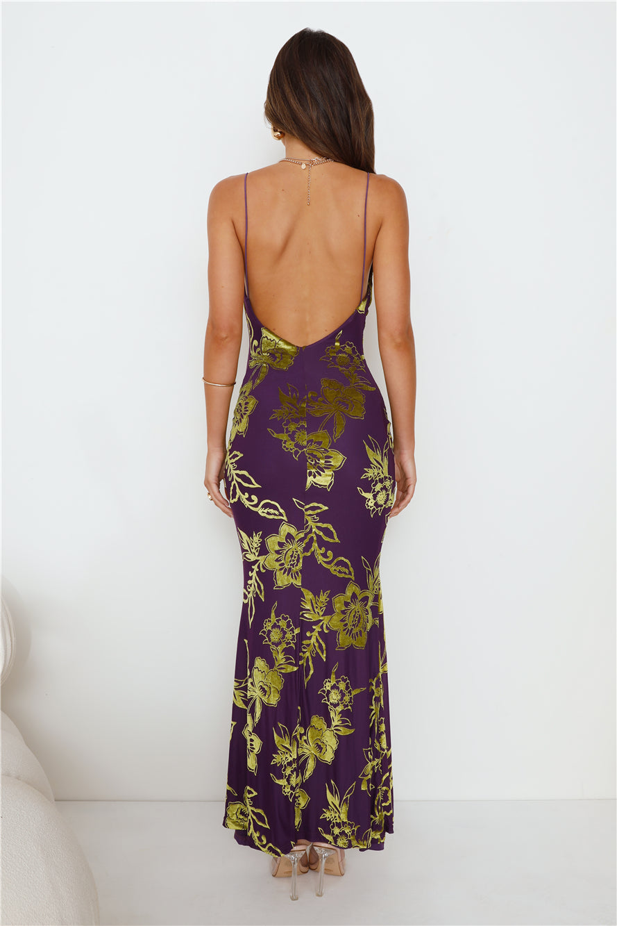 RUNAWAY Pretoria Maxi Dress Violet