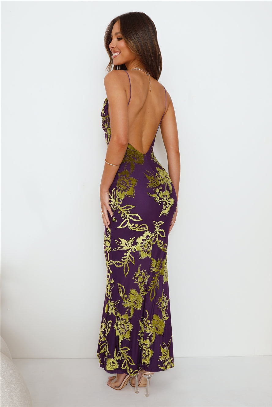 RUNAWAY Pretoria Maxi Dress Violet