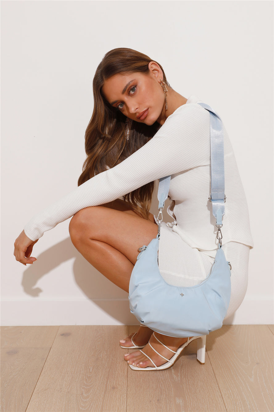 PETA + JAIN Nina Bag Blue Nylon Silver