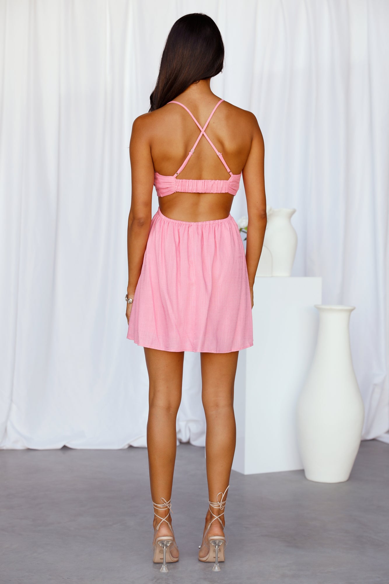 Posing Time Dress Pink