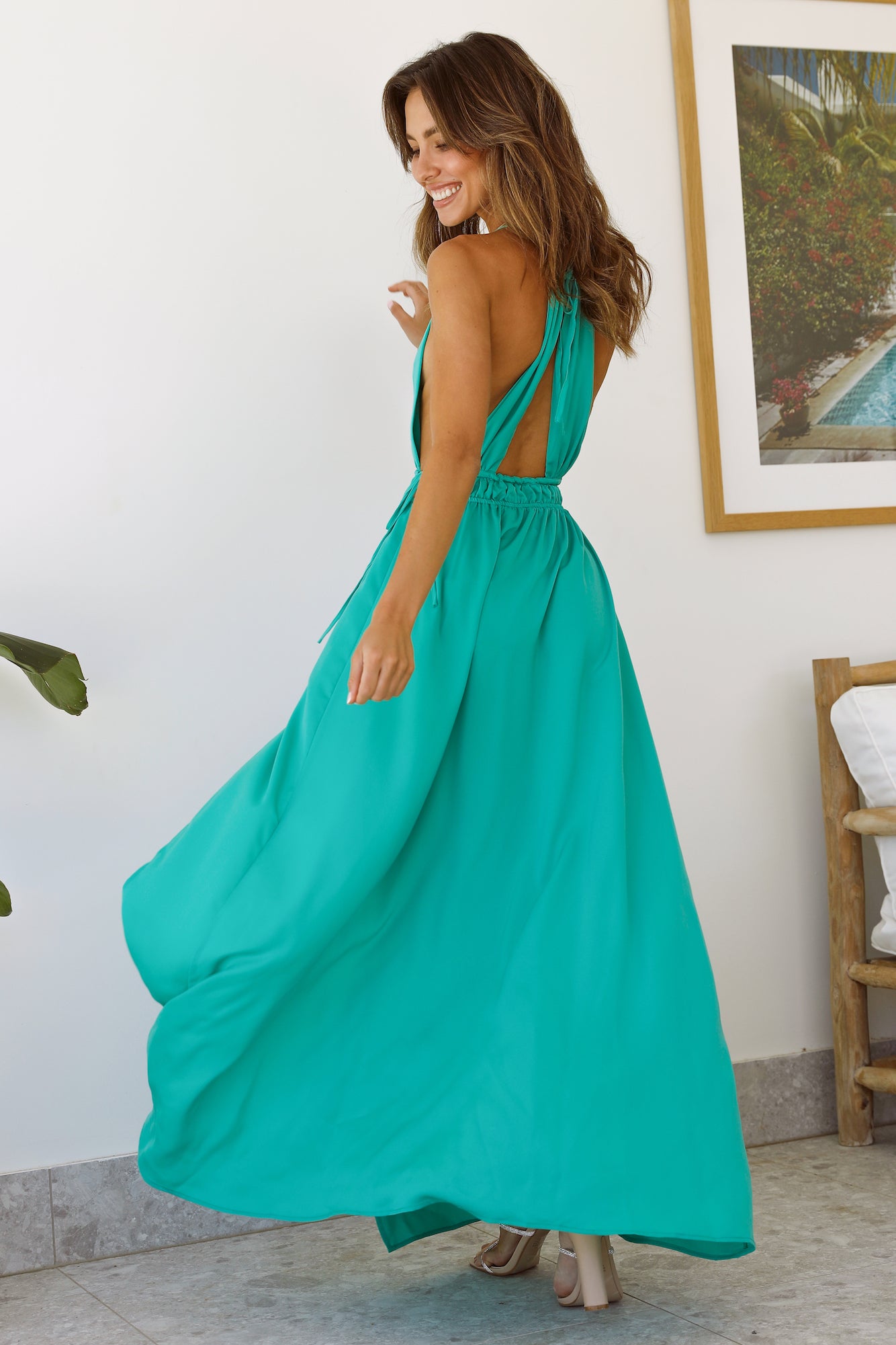 HELLO MOLLY Im So In Maxi Dress Green