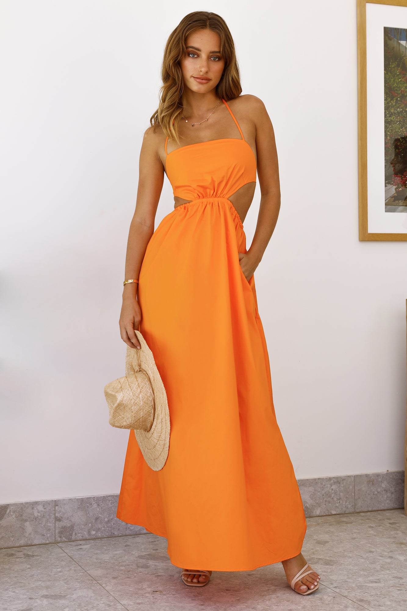 HELLO MOLLY Should We Go Maxi Dress Mango