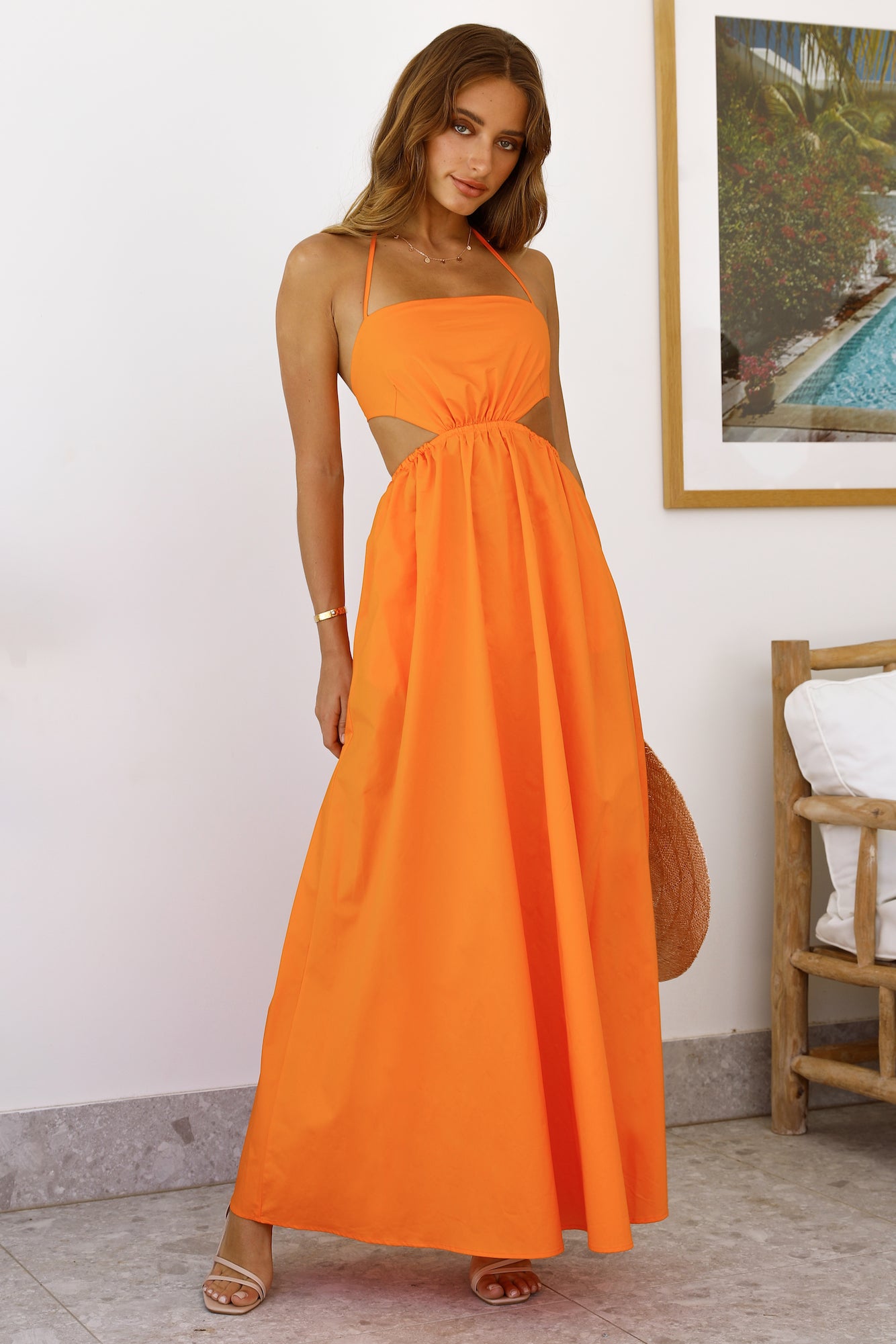 HELLO MOLLY Should We Go Maxi Dress Mango