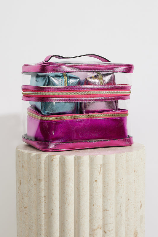 What You Need Makeup Bag Pink
