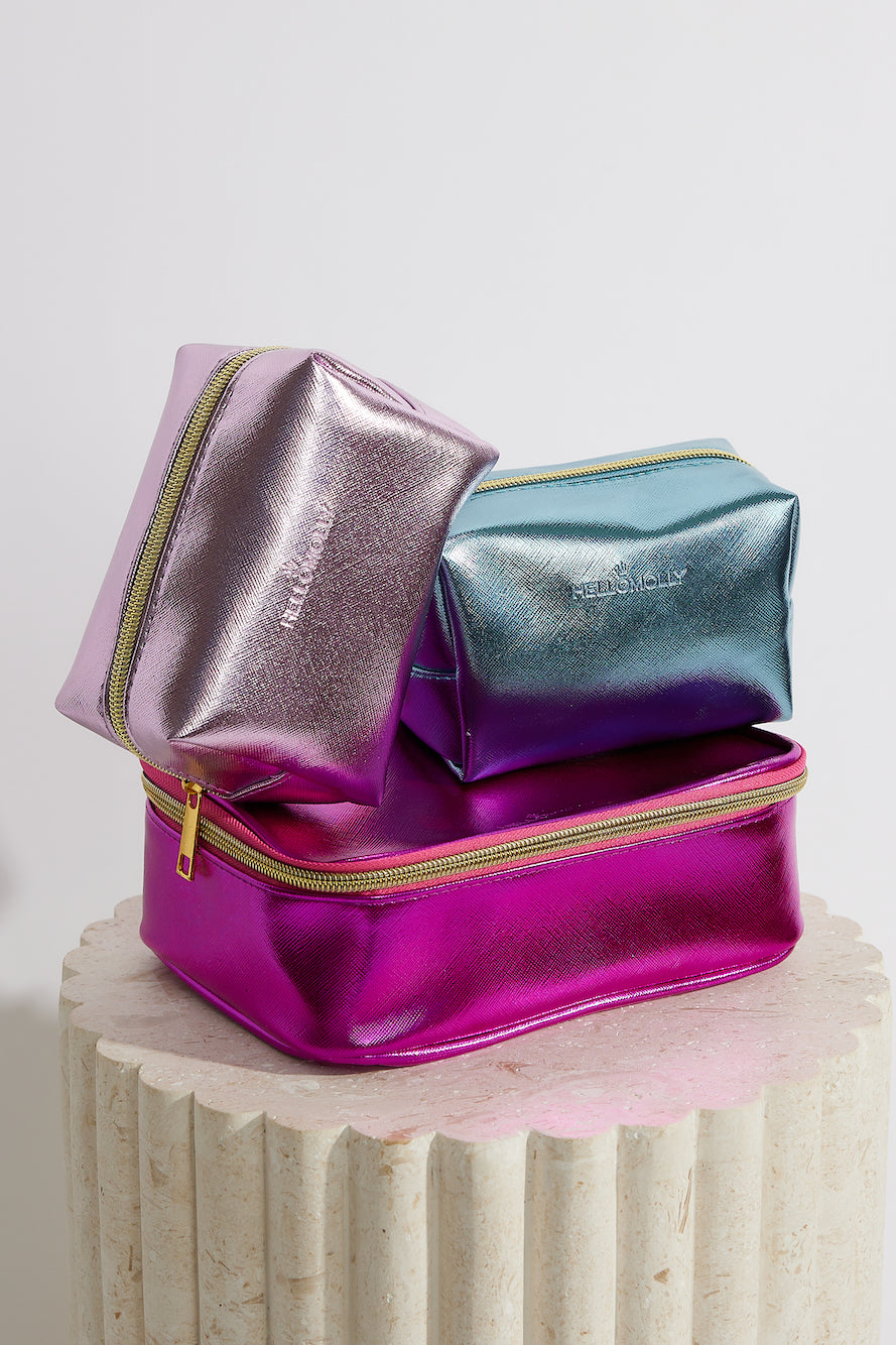 What You Need Makeup Bag Pink