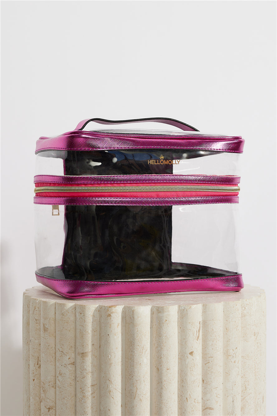 What You Need Makeup Bag Pink