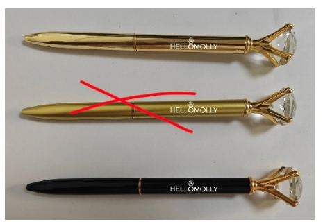 diamond pen black