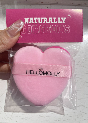 hellomolly naturally gorgeous powder puff pink