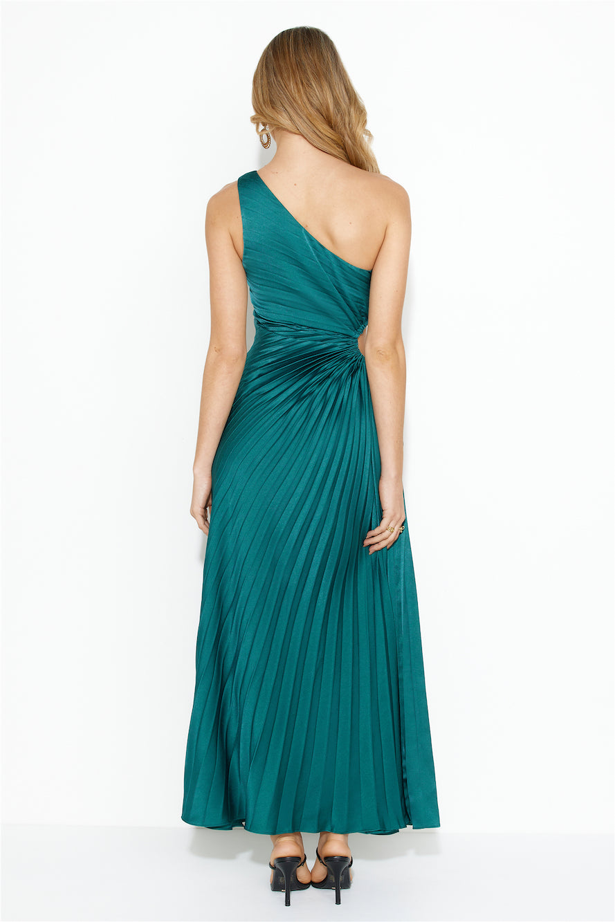 Season Of Weddings Maxi Dress Forest Green