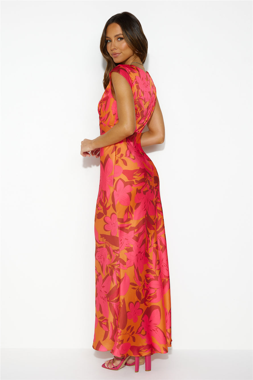 We Have History Maxi Dress Orange