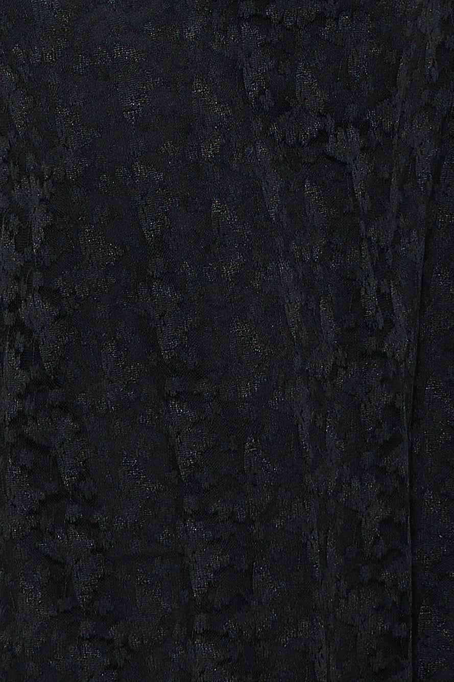 Online Love Lace Midi Dress Black
