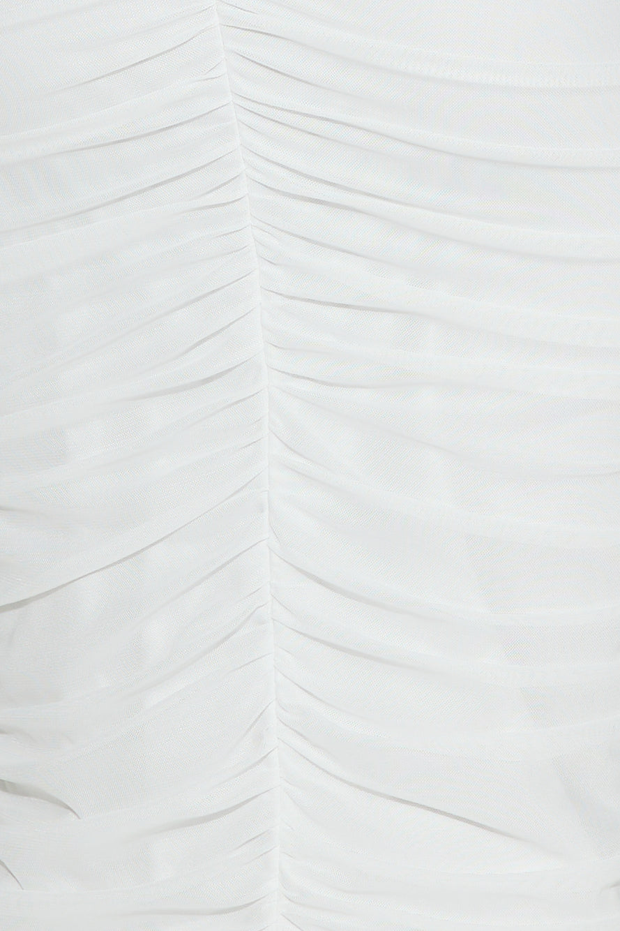 Still Into You Midi Dress White
