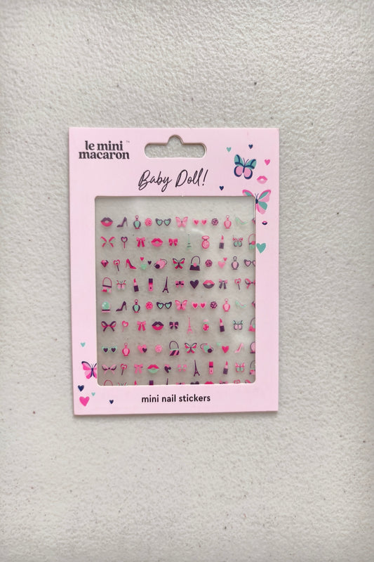 leminimacaron nail stickers pink